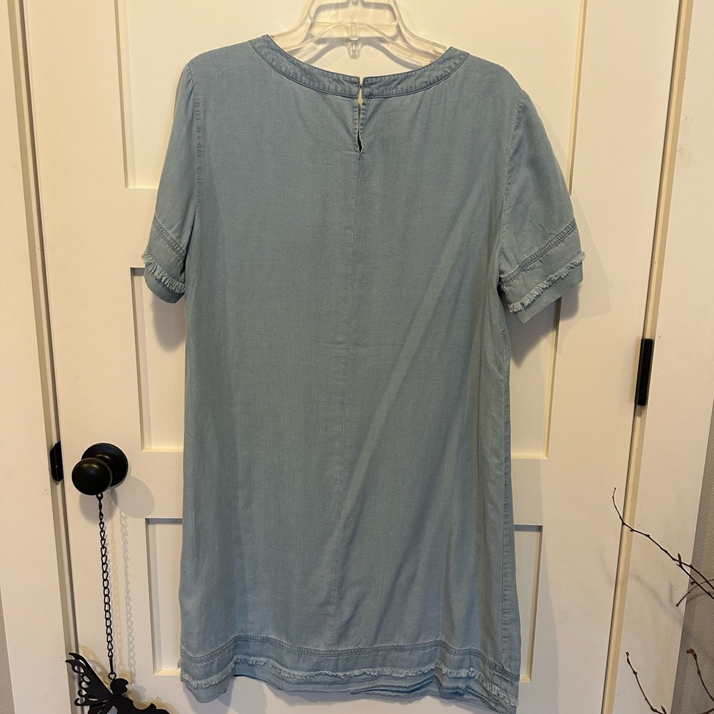 NWT Style and Co. Chambray shift dress - Picture 3 of 8